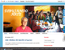 Tablet Screenshot of dibujandoarte.com